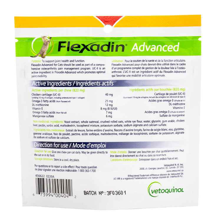 Picture of FLEXADIN ADVANCED CAT CHEWS - 30's