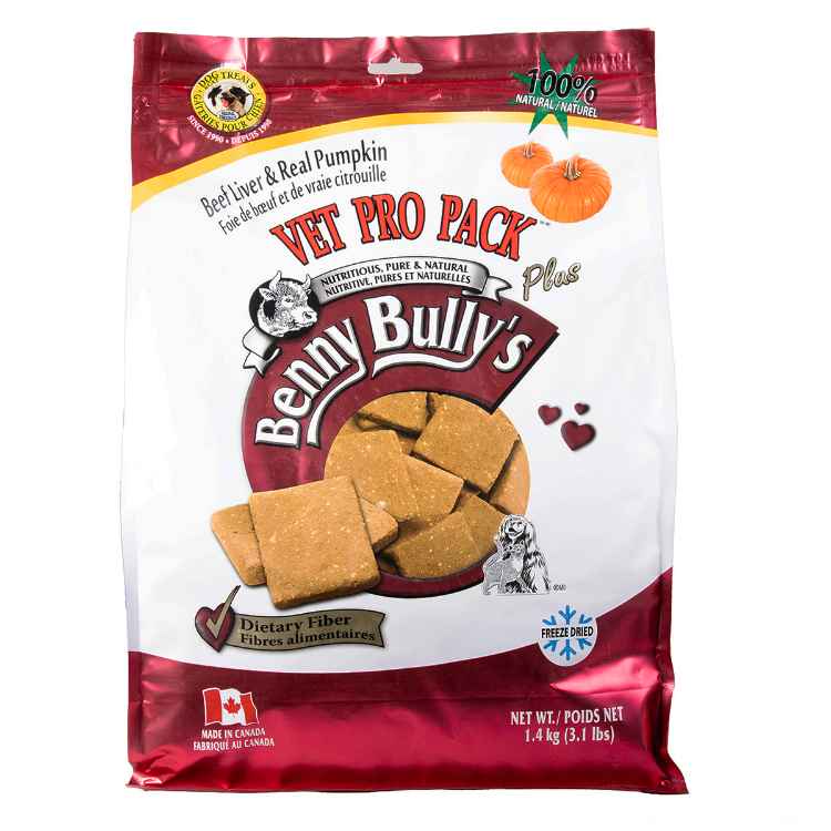 Picture of TREAT LIVER PLUS PUMPKIN Benny Bullys VET PRO PACK - 1.4kg / 3.1lbs