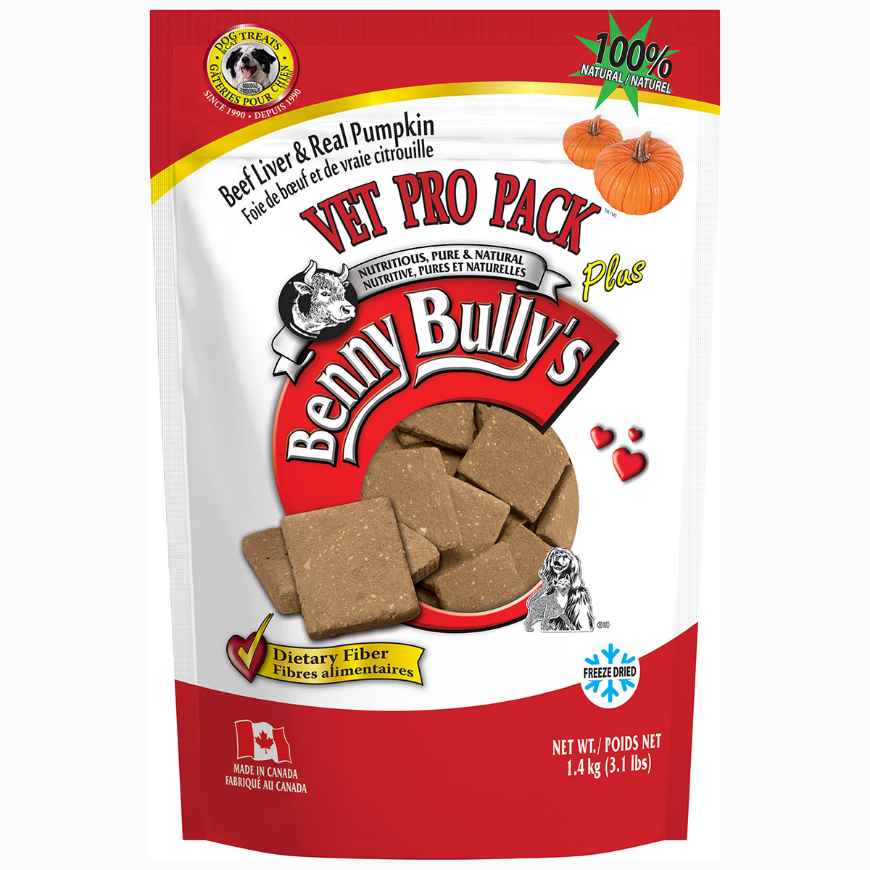 Picture of TREAT LIVER PLUS PUMPKIN Benny Bullys VET PRO PACK - 1.4kg / 3.1lbs