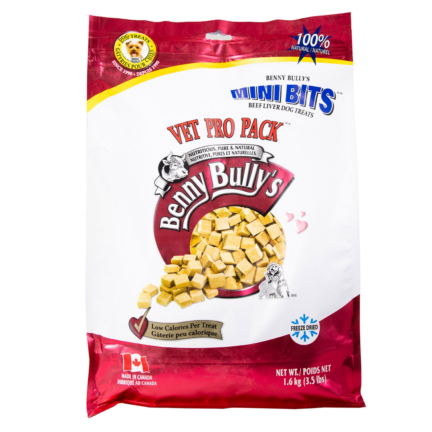 Picture of TREAT LIVER MINI BITS Benny Bullys VET PRO PACK - 1.6kg/3.5lbs