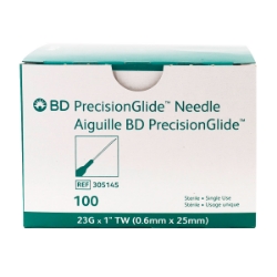 Picture of NEEDLE BD 23g x 1in - 100`s