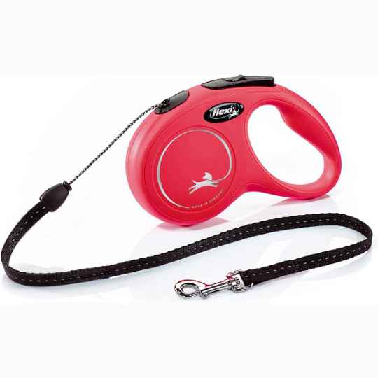 Picture of LEAD FLEXI NEW CLASSIC RETRACTABLE CORD Small Red -  5m