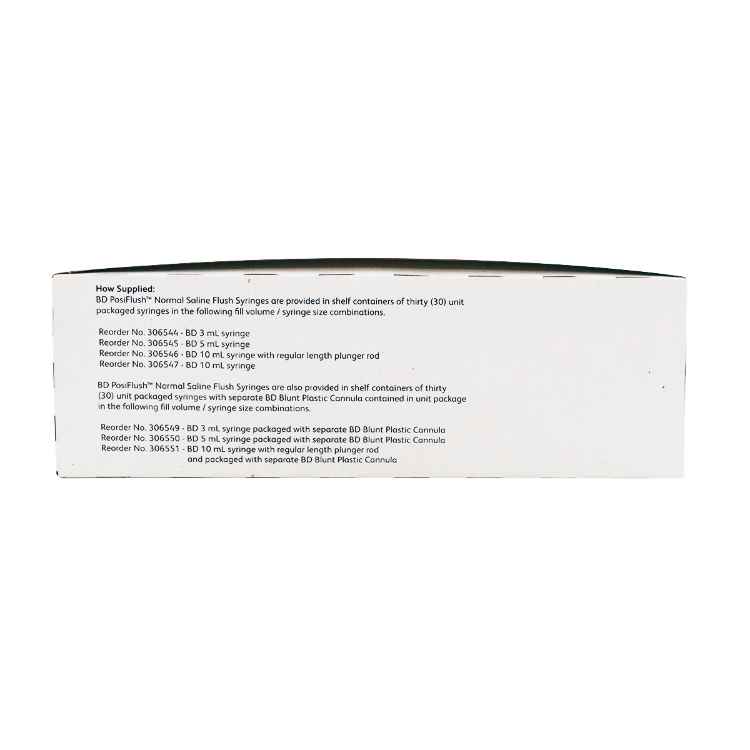 Picture of POSIFLUSH BD PREFILLED SYRING w/ SALINE 10ml - 30s