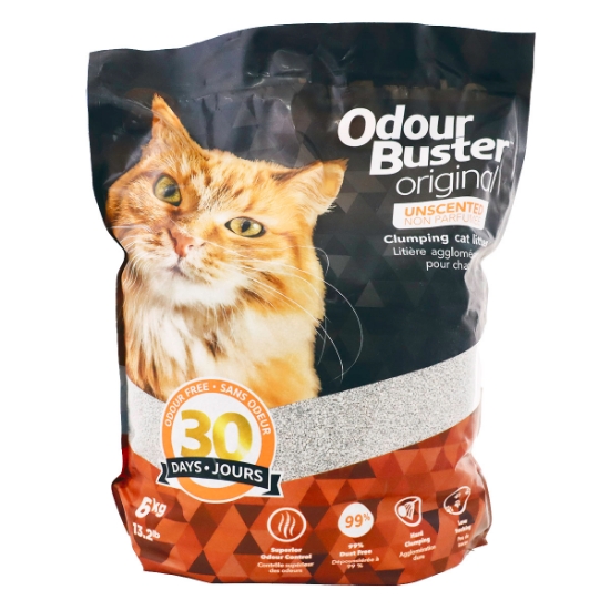 Picture of CAT LITTER ODOUR BUSTER ORIGINAL CLUMPING UNSCENTED - 6kg