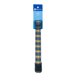 Picture of COLLAR CANINE RC CLIP Adjustable Marigold Plaid - 1in x 15in -25in