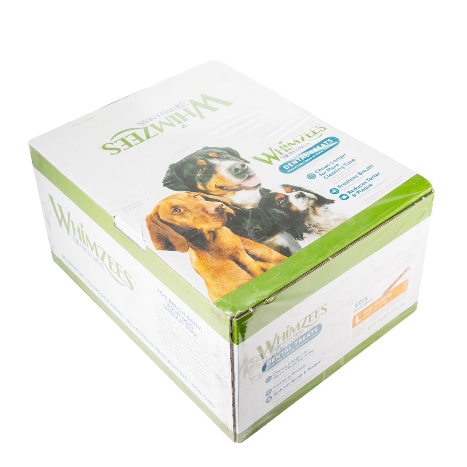 Picture of TREAT CANINE Whimzees Stix's Large BULK - 40/box