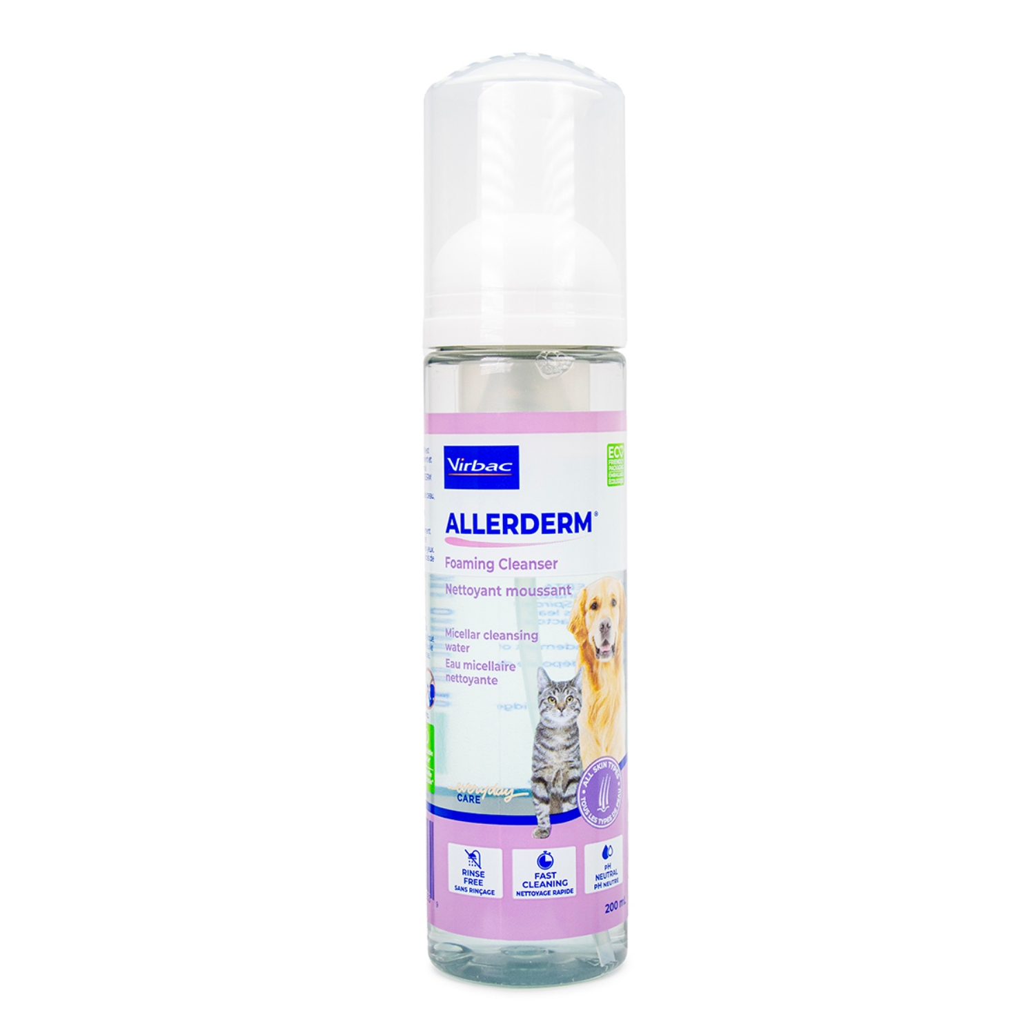 Picture of ALLERDERM FOAMING CLEANSER for CATS & DOGS - 200ml