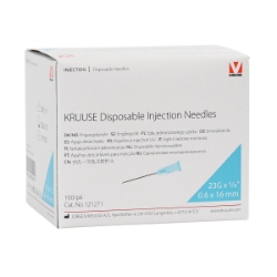 Picture of NEEDLE Kruuse Disposable 23g x 5/8in - 100`s