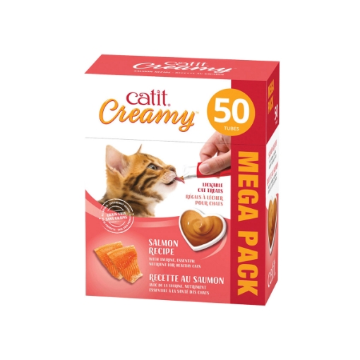 Picture of TREAT CATIT CREAMY LICKABLES Salmon Flavour - 50/pk