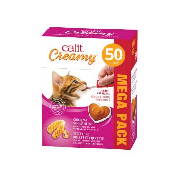 Picture of TREAT CATIT CREAMY LICKABLE'S Chicken & Shrimp Flavour - 50/pk