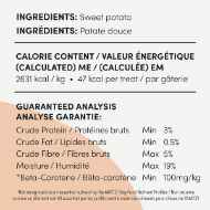 Picture of CRUMPS NATURALS SWEET POTATO CHEWS - 11.6oz/330g