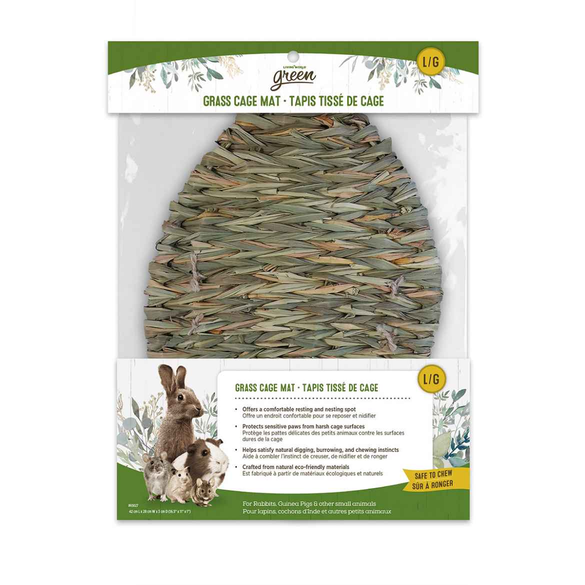 Picture of LIVING WORLD GREEN BOTANICALS GRASS CAGE MAT - Large