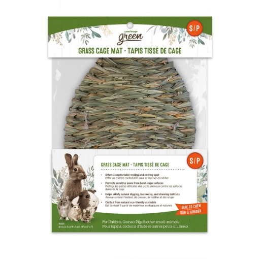 Picture of LIVING WORLD GREEN BOTANICALS GRASS CAGE MAT - Small