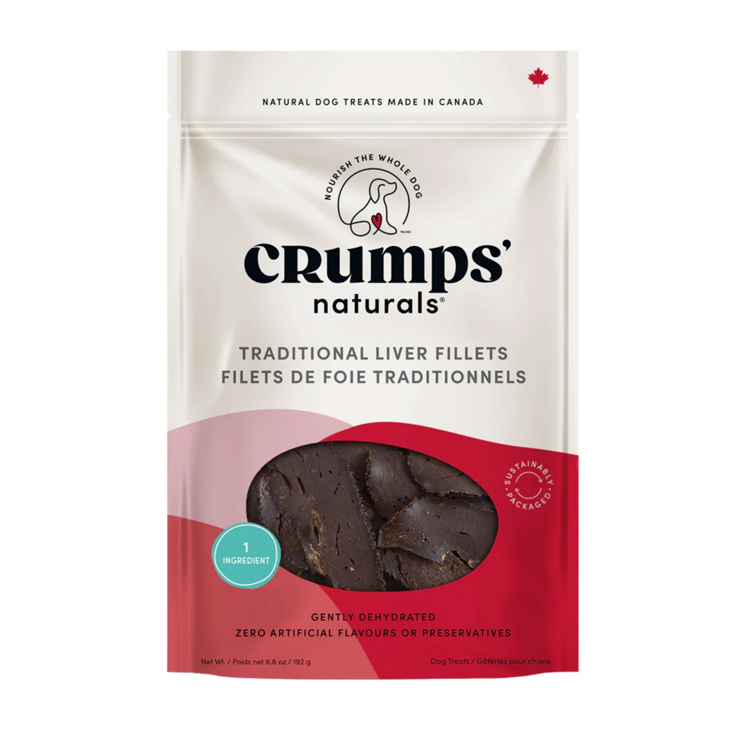 Picture of CRUMPS NATURALS TRADITIONAL LIVER FILLET TREATS - 192g/6.8oz