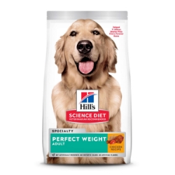 Picture of Hills Science Diet Adult 1-6 Yr Perfect Weight Chicken Dry Dog Food- 25lb/11.3kg