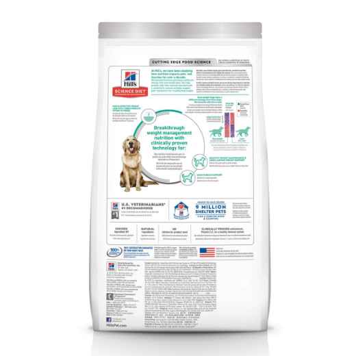 Picture of CANINE SCIENCE DIET ADULT PERFECT WEIGHT CHICKEN - 25lb / 11.3kg