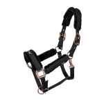 Picture of BACK ON TRACK EQUINE HAZE HALTER BLACK ROSE GOLD - Full Size