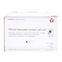 Picture of SYRINGE Kruuse Disp 2/3cc graduation Centric Tip with Luer Lock Adapter - 100's