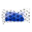 Picture of VET FLEX WRAP KRUUSE Blue 15cm x 15m(160743) - 4/box