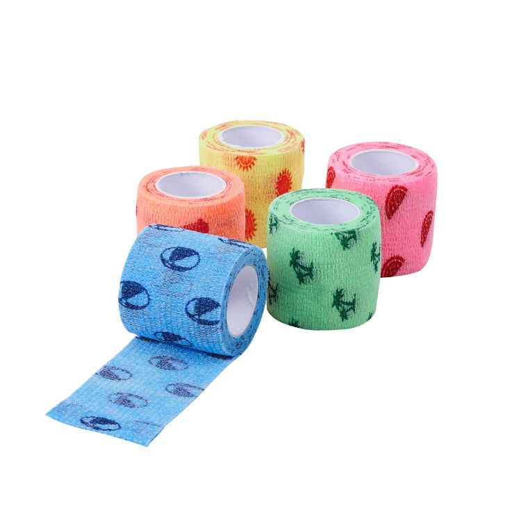 Picture of FUN FLEX COHESIVE WRAP Kruuse Summer patterns 5cm x 4.5m(164008) - 10/pk