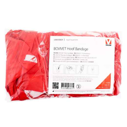 Picture of HOOF BANDAGE Bovivet Red X Large (220420) - 10/pk