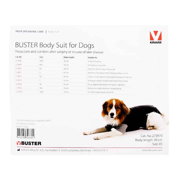 Picture of BUSTER CANINE BODY SUIT CLASSIC  X Small - 39cm body length