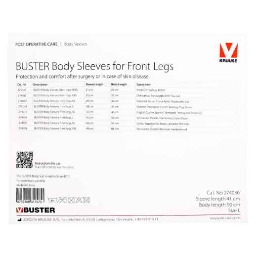 Picture of BUSTER BODY SLEEVE with FRONT LEGS - Large