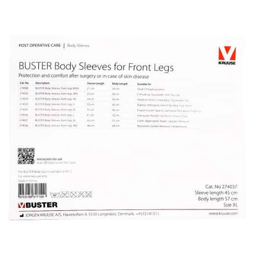 Picture of BUSTER BODY SLEEVE with FRONT LEGS - X Large