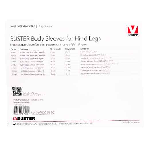 Picture of BUSTER BODY SLEEVE with HIND LEGS - Medium