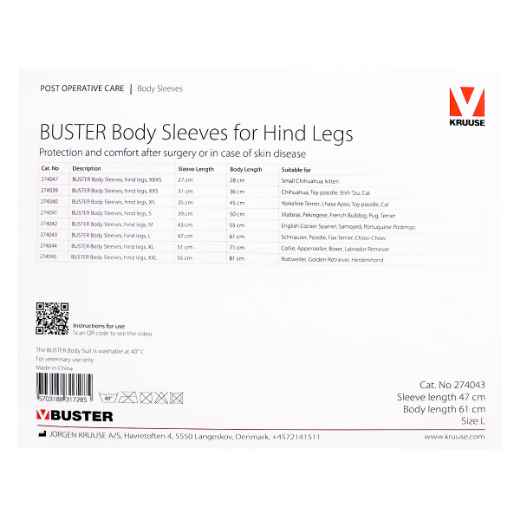 Picture of BUSTER BODY SLEEVE with HIND LEGS - Large