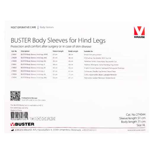 Picture of BUSTER BODY SLEEVE with HIND LEGS - X Large
