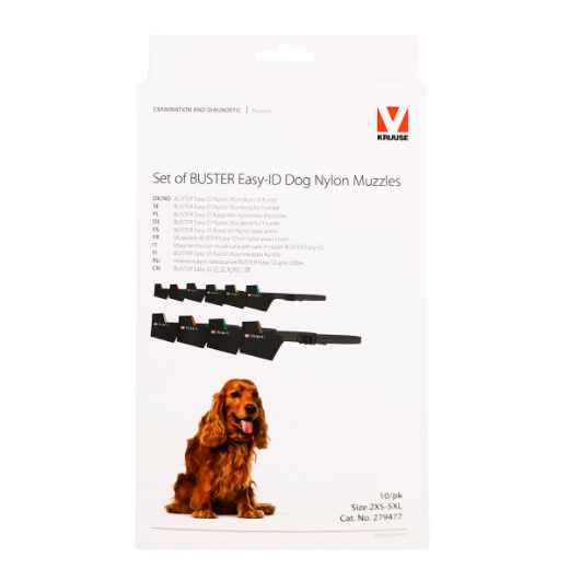 Picture of BUSTER MUZZLE NYLON CANINE Easy ID (279477) Set of 10
