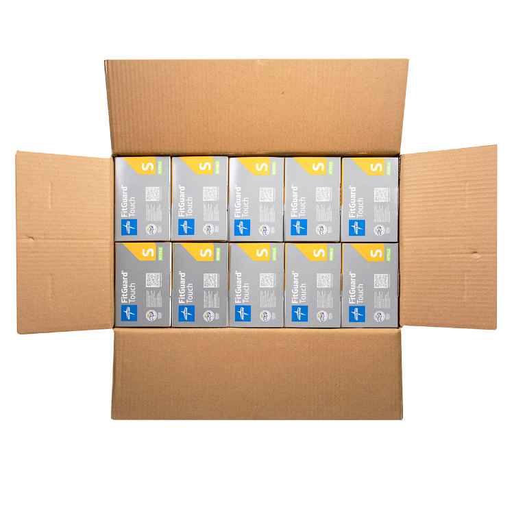 Picture of GLOVES EXAM FITGUARD NITRILE PF SMALL 300s x 10/case