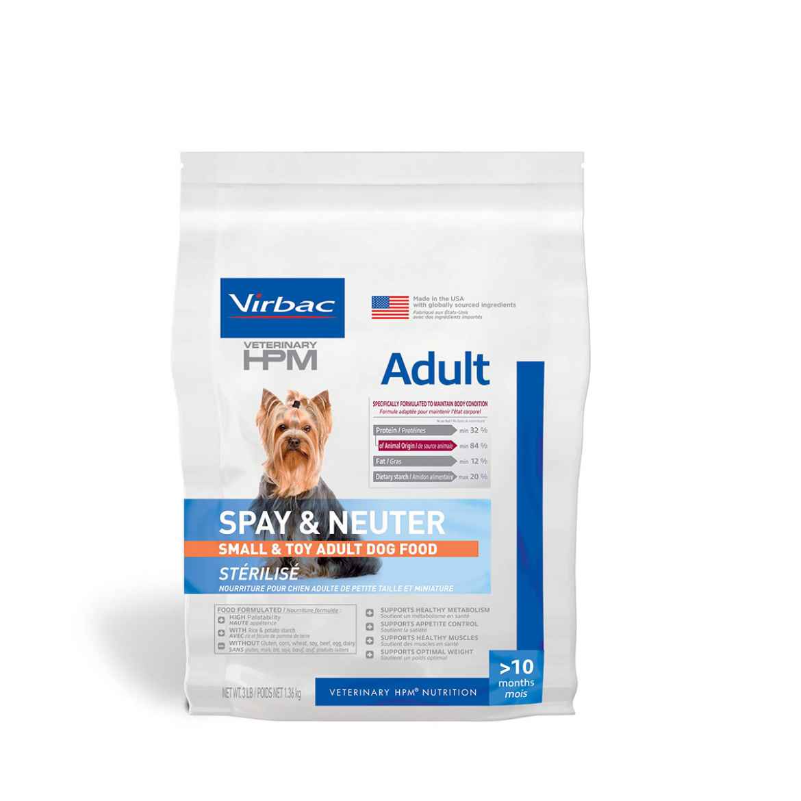 Picture of CANINE VETERINARY HPM SPAY & NEUTER ADULT SMALL & TOY - 1.36kg