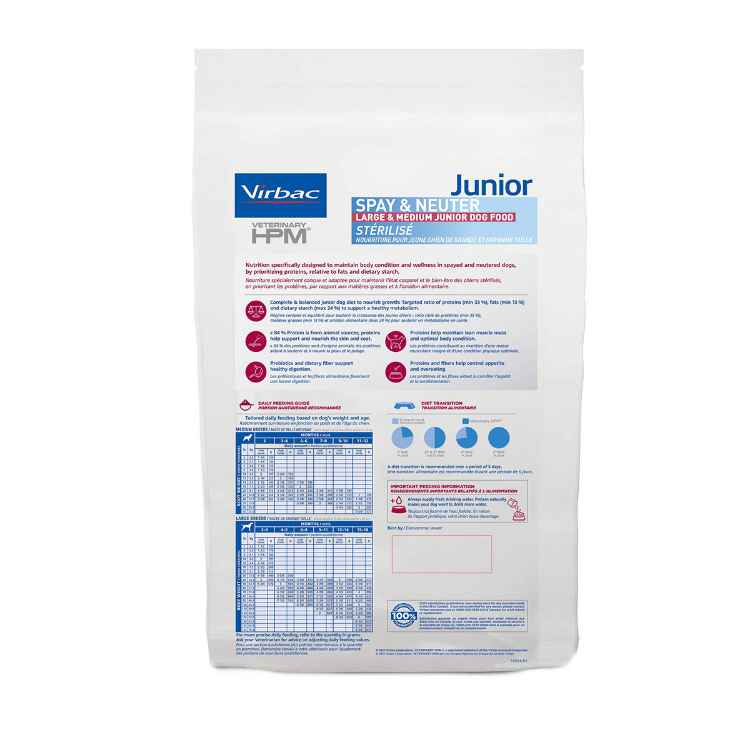 Picture of CANINE VETERINARY HPM SPAY & NEUTER JUNIOR LARGE & MEDIUM - 6.8kg