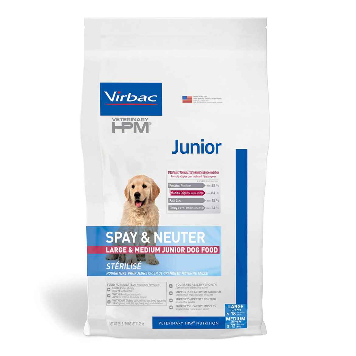 Picture of CANINE VETERINARY HPM SPAY & NEUTER JUNIOR LARGE & MEDIUM - 11.79kg