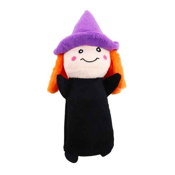 Picture of HALLOWEEN TOY CANINE ZIPPYPAW COLOSSAL BUDDIE - Witch 