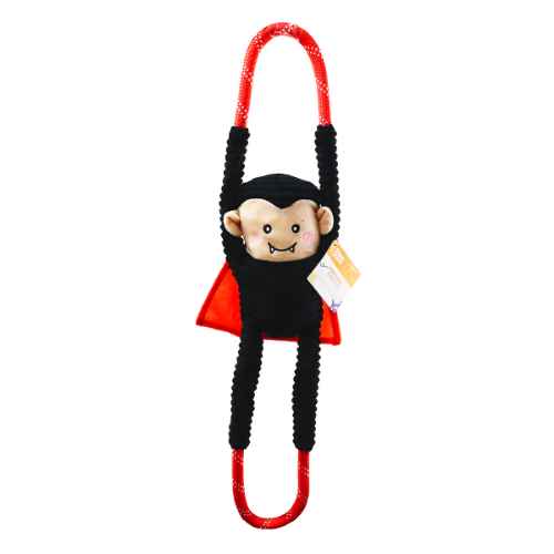 Picture of HALLOWEEN TOY CANINE ZIPPYPAWS ROPETUGZ - Dracula 