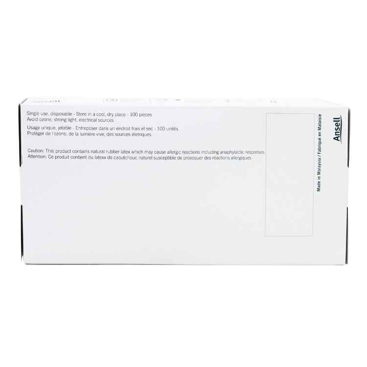Picture of GLOVES EXAM ANSELL MICRO TOUCH DERMACLEAN LTX PF Large - 100s