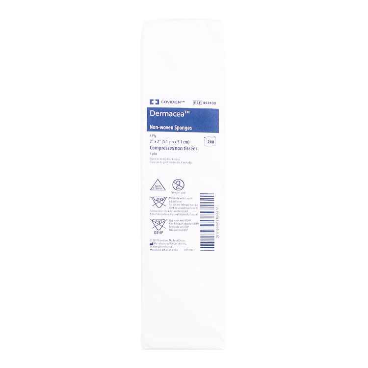 Picture of DERMACEA GAUZE SPONGE 4ply 2in x 2in - 200s 