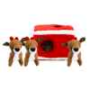 Picture of XMAS HOLIDAY CANINE ZIPPYPAW HOLIDAY BURROW - Reindeer Pen 