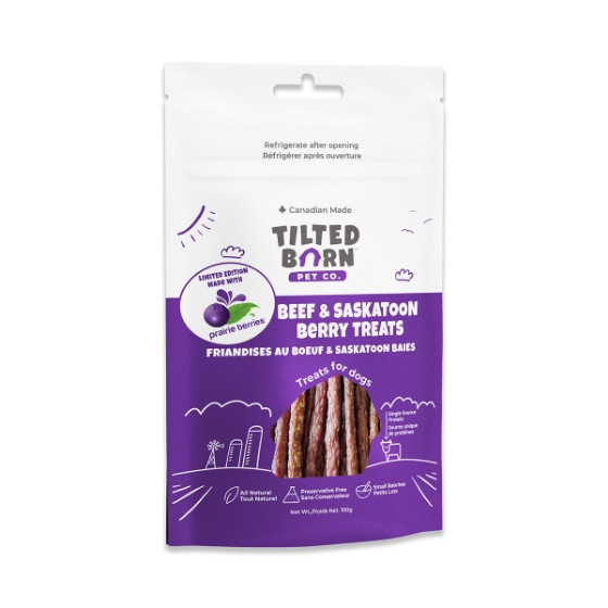 Picture of TREAT CANINE TILTED BARN Canadian Beef & Saskatoon Berry - 100g