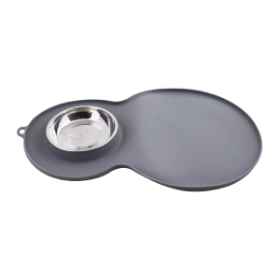 Show details for CATIT PEANUT PLACE MAT Grey (44013) - 17.5in x 11.4in Picture of CATIT PEANUT PLACE MAT Grey (44013) - 17.5in x 11.4in