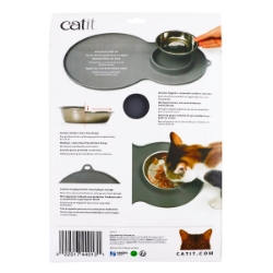 Picture of Catit Peanut Place Mat Grey (44013) - 17.5in X 11.4in