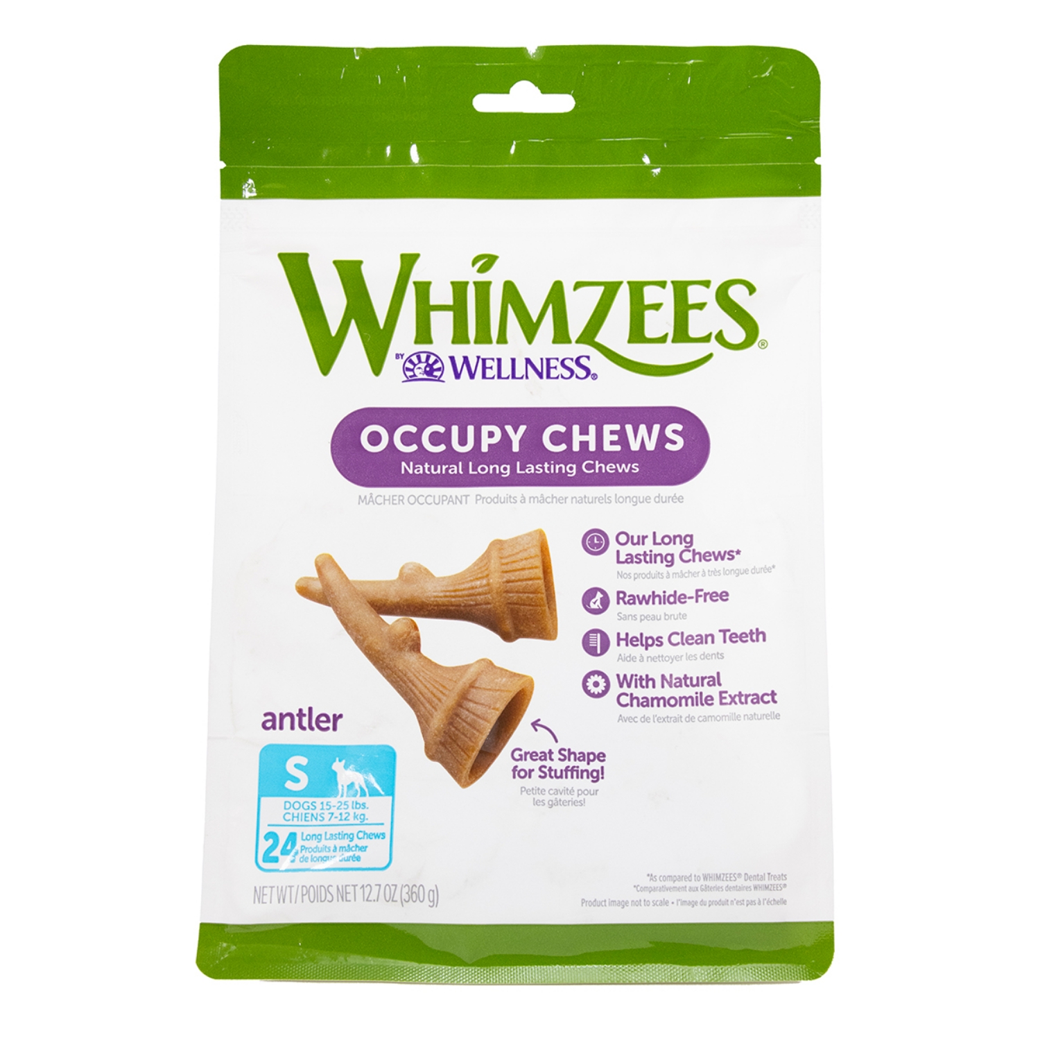 Picture of TREAT CANINE Whimzees Occupy Chews Small - 24/bag