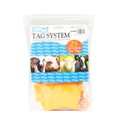 Picture of ALLFLEX TAG GLOBAL MAXI BLANK ORANGE - 25/bag