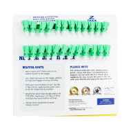 Picture of Z TAG CALF one piece GREEN BLANK - 25/bag