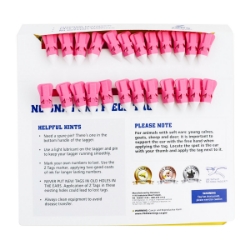 Picture of Z TAG COW one piece PINK BLANK - 25/bag