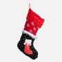 Picture of XMAS HOLIDAY SILVER PAW UGLY STOCKING - Xmas Stocking 