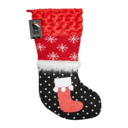 Picture of XMAS HOLIDAY SILVER PAW UGLY STOCKING - Xmas Stocking 